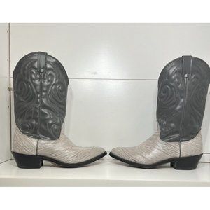 New Women’s Laredo Western Boots Size 9 Two Tone Grey With Grey Stitching No Box
